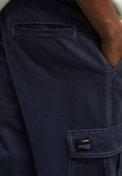 PULL & BEAR Contrast SeamPantaloni CargoBlue Uomo Pantaloni PUC22E0EZ-K11 -Pull & Bear 00410b7553004cb9b5030d703912ff5e