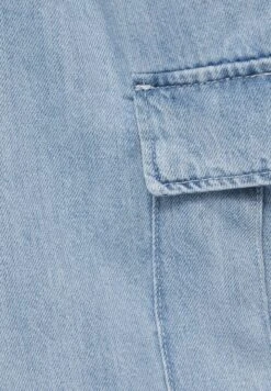 PULL & BEAR Waistband - Shorts Di Jeans - Stone Blue Denim -Pull & Bear 00654a363a844ee895beebc326368ba3