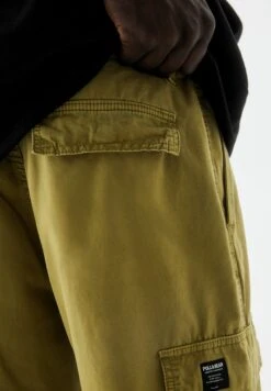 PULL & BEAR Baggy - Pantaloni Cargo - Khaki
