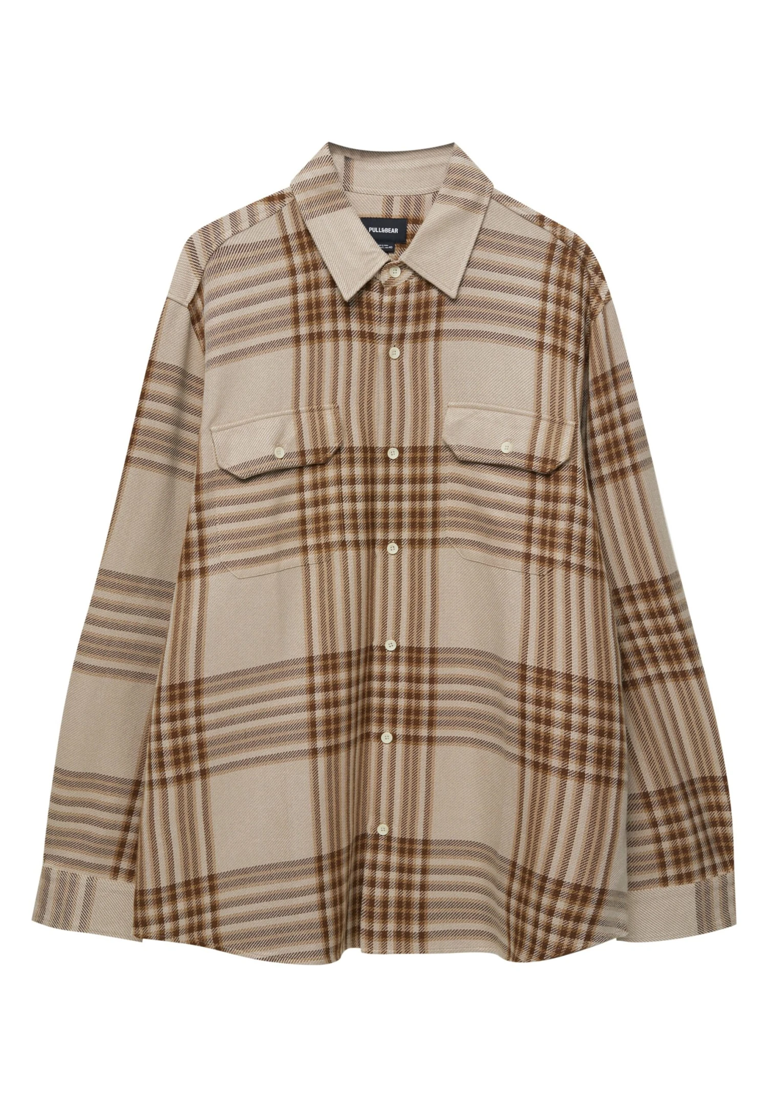 PULL & BEAR Long Sleeve Checked - Camicia - Ochre 7 PULL & BEAR Long Sleeve Checked - Camicia - Ochre - immagine 7