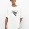 PULL & BEAR Skies Are Painted With The HuesT-Shirt Con StampaWhite Uomo T-shirt E Polo PUC22O1OZ-A11