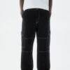 PULL & BEAR With Front Panel Jeans A SigarettaBlack Uomo Jeans PUC24A001-Q11