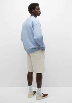 PULL & BEAR Baggy- Shorts Di Jeans - Beige -Pull & Bear 0287e63953634782b6d49cab58663a14