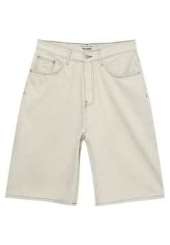 PULL & BEAR Baggy Fit Wide-Leg-Bermuda Shorts Di JeansBeige Uomo Jeans PUC22F0DH-B11 12 PULL & BEAR Baggy Fit Wide-Leg-Bermuda Shorts Di JeansBeige Uomo Jeans PUC22F0DH-B11 -Pull & Bear 032ebc0ea56f4b6790741d34f626e4a3