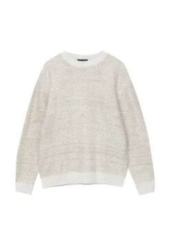 PULL & BEAR Jacquard - Maglione - Beige -Pull & Bear 0449d5ab0b4e4c7db57c82be9149d5f4