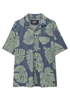 PULL & BEAR Short SleeveCamiciaBlue Uomo Camicie PUC22D0JY-K11 -Pull & Bear 057ac1d8464349b3b940ef93ced0ec3a