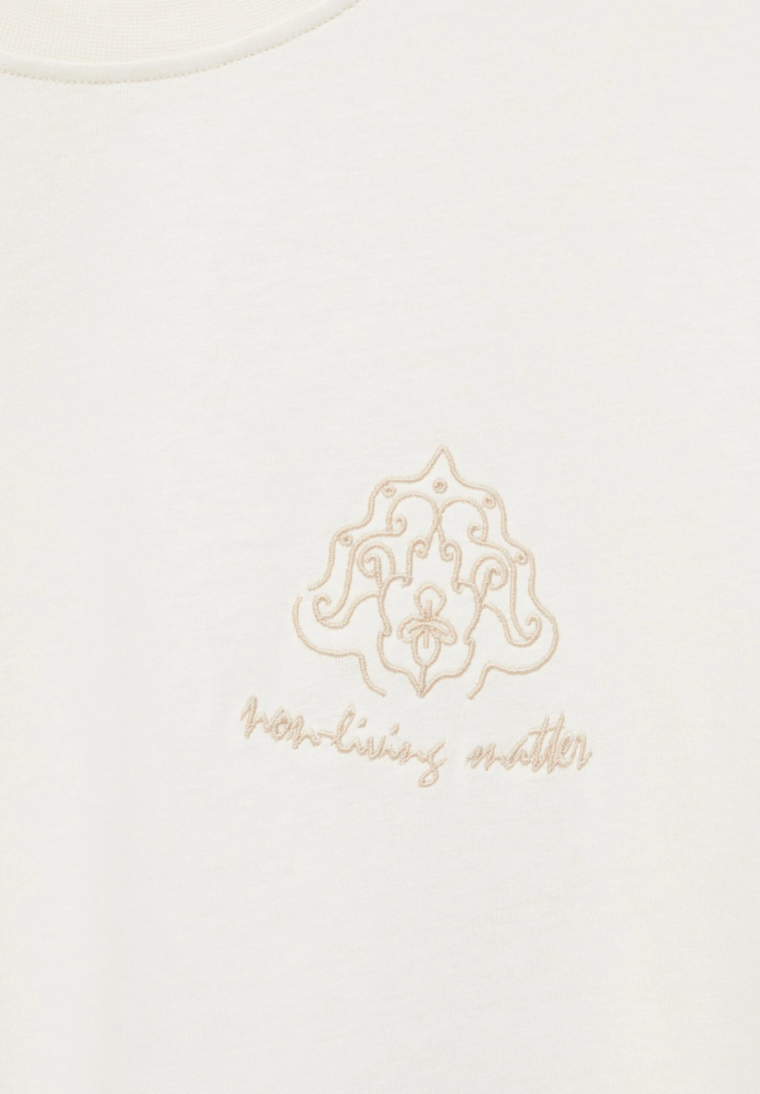 PULL & BEAR Short Sleeve Embroidery - T-Shirt Con Stampa - Beige 7 PULL & BEAR Short Sleeve Embroidery - T-Shirt Con Stampa - Beige - immagine 7