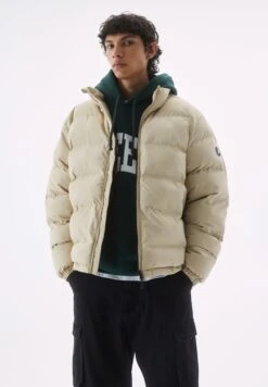PULL & BEAR Basic Coloured-Puffer Giacca InvernaleBeige Uomo Giacche PUC22T0T6-B11