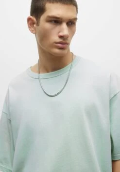 PULL & BEAR Heavy WeightT-Shirt BasicGreen Uomo T-shirt E Polo PUC22O1BR-M13 -Pull & Bear 08631fd73635451a8d5481b8626fd3aa