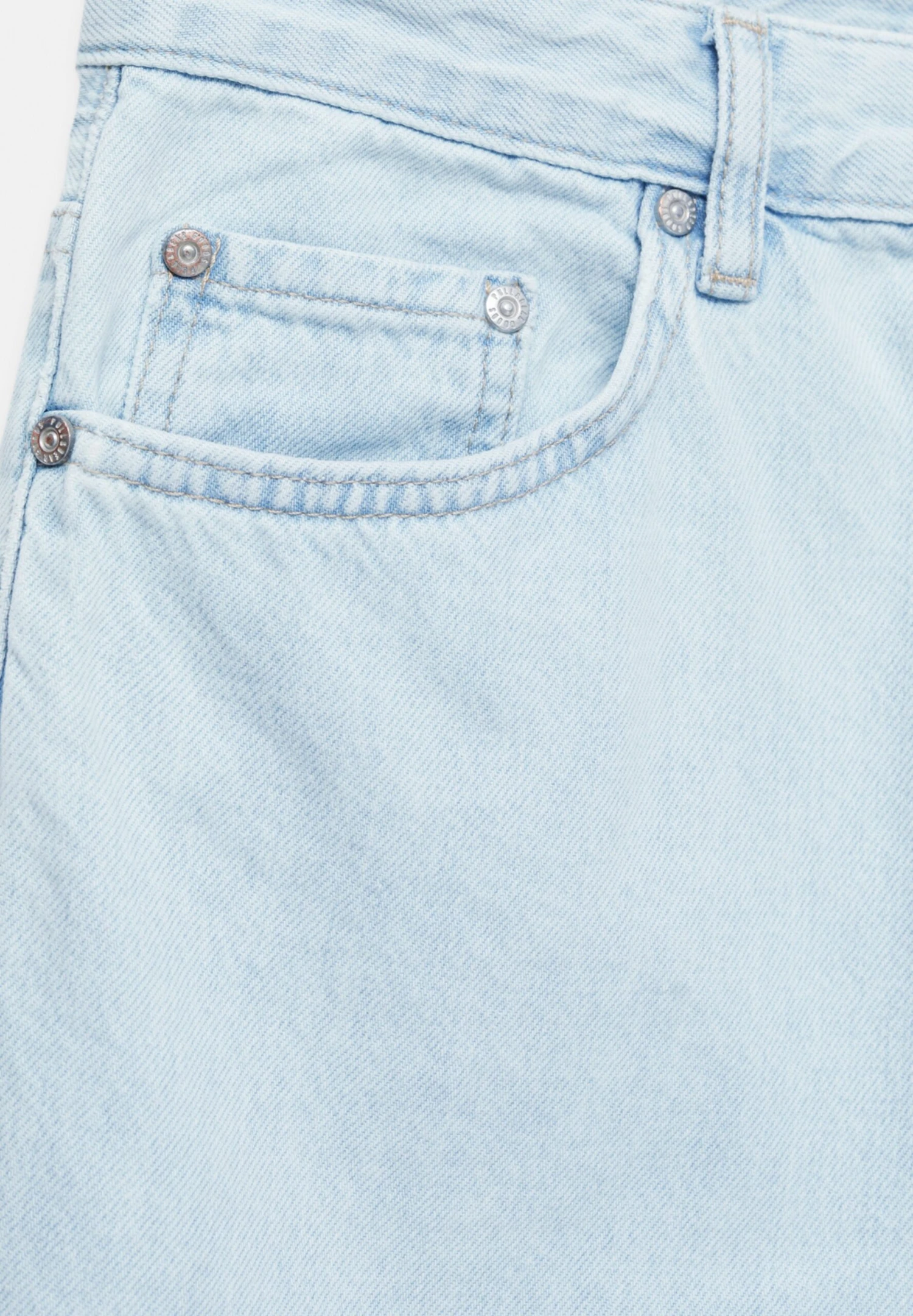 PULL & BEAR Wide LegJeans A SigarettaLight Blue Denim Uomo Jeans PUC22G0PQ-K12 7 PULL & BEAR Wide LegJeans A SigarettaLight Blue Denim Uomo Jeans PUC22G0PQ-K12 - immagine 7