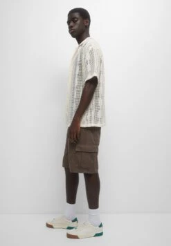 PULL & BEAR Basic-Cargo BermudaShortsLight Brown Uomo Bermuda PUC22F0DJ-O11 -Pull & Bear 09993b6679264ab8a08d0b25745798f9