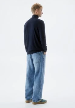 PULL & BEAR Turtleneck - Maglione - Dark Blue -Pull & Bear 0a0f10a9cfef4f9b8f7351fde44e3733