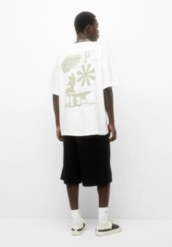 PULL & BEAR Short Sleeve With T-Shirt Con StampaWhite Uomo T-shirt E Polo PUC22O1OS-A11 -Pull & Bear 0a21ea234b244746a48952cab2a83788