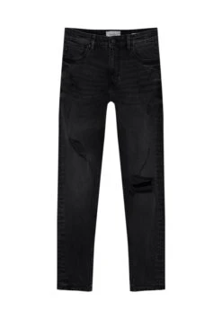 PULL & BEAR Ripped Jeans A SigarettaBlack Uomo Jeans PUC22G0PH-Q12 12 PULL & BEAR Ripped Jeans A SigarettaBlack Uomo Jeans PUC22G0PH-Q12 -Pull & Bear 0a64e661737c4fa0887217aed58566e3