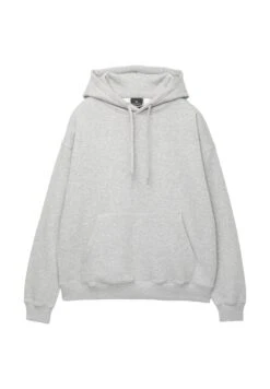 PULL & BEAR Felpa Con Cappuccio - Light Grey -Pull & Bear 0a9c1d079fc7447b878006a619be3fb5 1