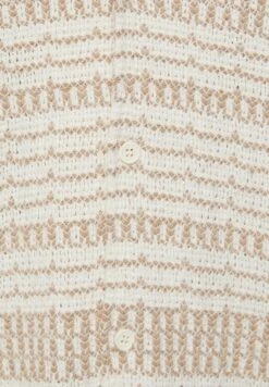 PULL & BEAR Striped Short Sleeve - Camicia - Ochre -Pull & Bear 0af9da87fc2a4ea7953a9b02b66ffbbe