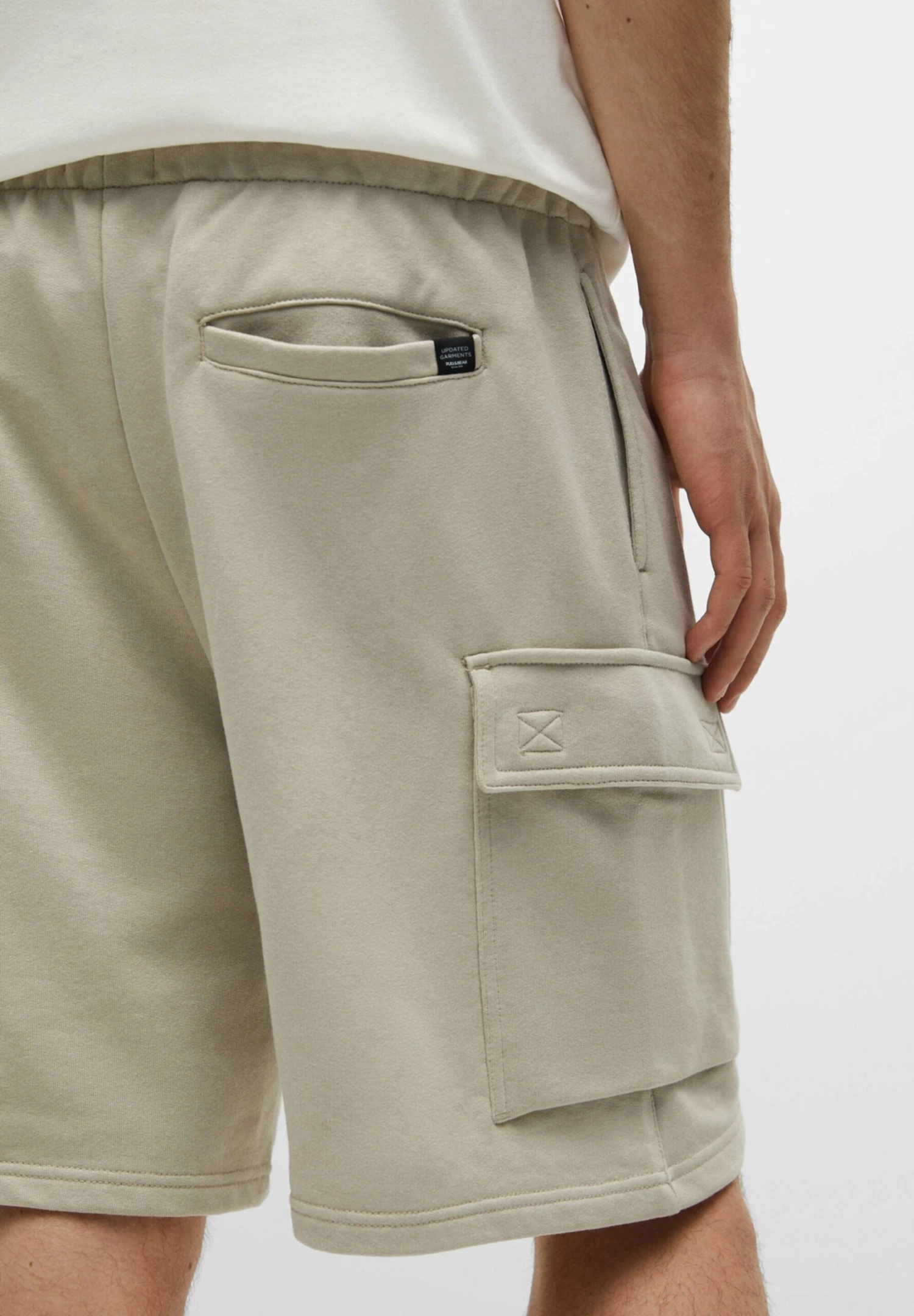 PULL & BEAR Bermuda Straight - Shorts - Sand 4 PULL & BEAR Bermuda Straight - Shorts - Sand - immagine 4