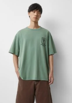 PULL & BEAR Short Sleeve With PrintT-Shirt Con StampaKhaki Uomo T-shirt E Polo PUC22O1PD-N11 -Pull & Bear 0b8906e6b1bc47ab965a325ddee441a6