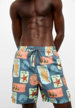 PULL & BEAR Coral PrintCostume Da BagnoBlue Uomo Moda Mare PUC82H03A-K11 -Pull & Bear 0ce7fe1e94954042b72d2e2e2b4ef603