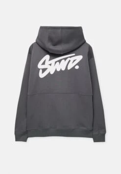 PULL & BEAR Logo - Felpa Con Cappuccio - Dark Grey -Pull & Bear 0d36c9a9a88f4d13bfc82fc49a959863