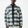 PULL & BEAR Long Sleeve Checked- Camicia - Blue