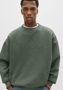 PULL & BEAR WASHED BOXY - Felpa - Grey -Pull & Bear 112a8a5e18e24e819bab13ba6d9abaa5