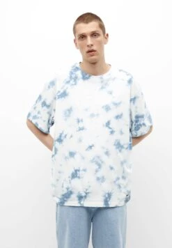 PULL & BEAR Tie-Dye - T-Shirt Con Stampa - Blue