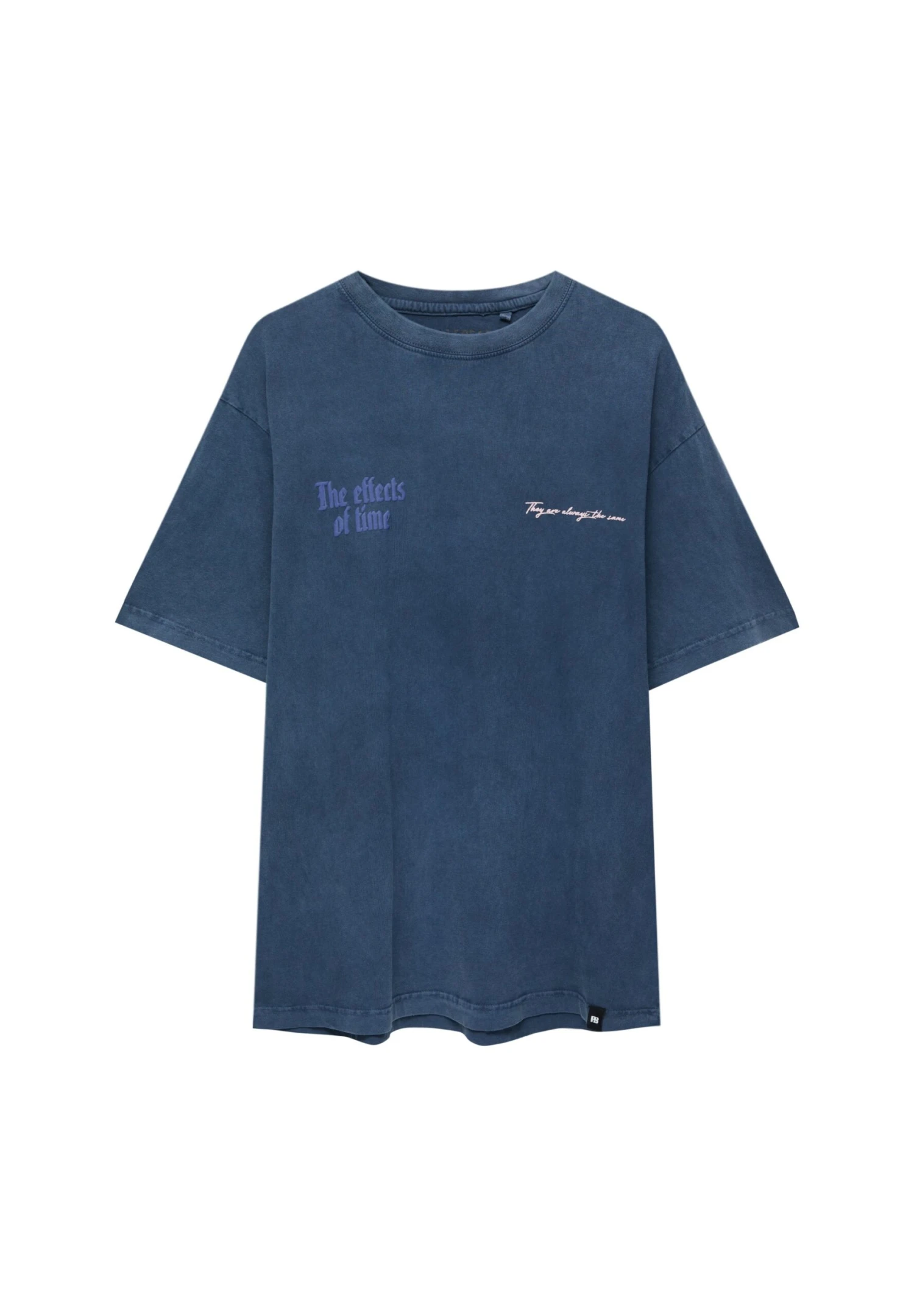 PULL & BEAR Wolf GraphicT-Shirt Con StampaBlue Uomo T-shirt E Polo PUC22O1QR-K11 6 PULL & BEAR Wolf GraphicT-Shirt Con StampaBlue Uomo T-shirt E Polo PUC22O1QR-K11 - immagine 6