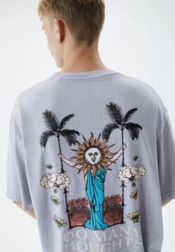 PULL & BEAR Sun GraphicT-Shirt Con StampaMauve Uomo T-shirt E Polo PUC22O1QT-I11 -Pull & Bear 128c462da19643ea8134ddb139c88c95