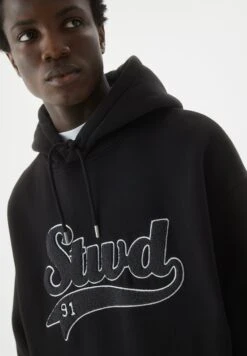 PULL & BEAR Terry With LogoFelpa Con CappuccioBlack Uomo Maglieria E Felpe PUC22S0QK-Q11 -Pull & Bear 12c4dd99e8174548a9b5bfde84c68250