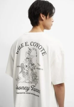 PULL & BEAR Looney Tunes - T-Shirt Con Stampa - White -Pull & Bear 13520d21a8cb45a7b96d74b28a4b5b18