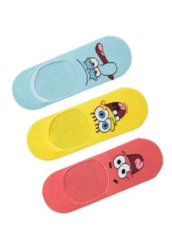 PULL & BEAR 3 Pack Of No-Show SpongebobCalziniYellow Uomo Intimo PUC81F04N-E11