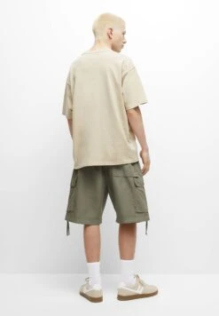 PULL & BEAR Parachute Bermuda With ShortsKhaki Uomo Bermuda PUC22F0CU-N11 -Pull & Bear 1498834b378b499ab3f43843e3e78375
