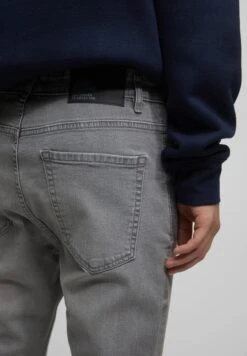 PULL & BEAR Basic - Jeans Tapered Fit - Mottled Anthracite -Pull & Bear 14e704476eb444faabf7aa209ac109e7