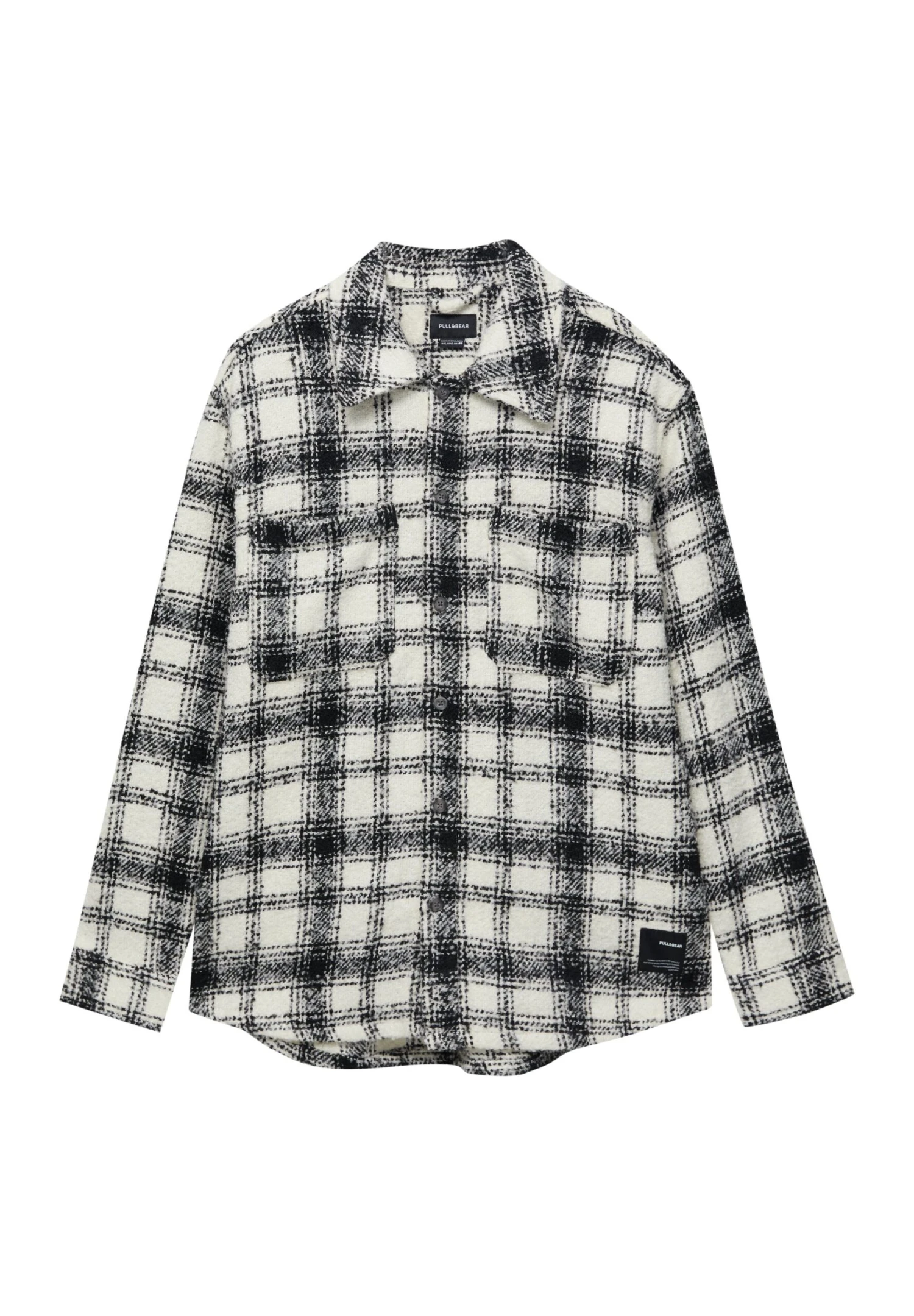 PULL & BEAR CheckCamiciaWhite Uomo Camicie PUC22D0KL-A11 6 PULL & BEAR CheckCamiciaWhite Uomo Camicie PUC22D0KL-A11 - immagine 6