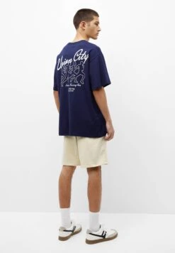 PULL & BEAR Basic Bermuda JoggersShortsBeige Uomo Bermuda PUC22F0CN-B11 -Pull & Bear 163b20b99d144eeab82bfecd7714914b