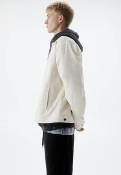 PULL & BEAR With Shirt Collar - Giacca Da Mezza Stagione - White -Pull & Bear 174adf2ffedd4b86acff88cbeecb56df