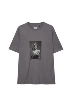 PULL & BEAR David Bowie Photo PrintT-Shirt Con StampaGrey Uomo T-shirt E Polo PUC21009D-C11 18 PULL & BEAR David Bowie Photo PrintT-Shirt Con StampaGrey Uomo T-shirt E Polo PUC21009D-C11 -Pull & Bear 1774ddcd214e44179363c76e288817ba