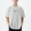 PULL & BEAR Short SleeveT-Shirt Con StampaSand Uomo T-shirt E Polo PUC22O1QQ-B11