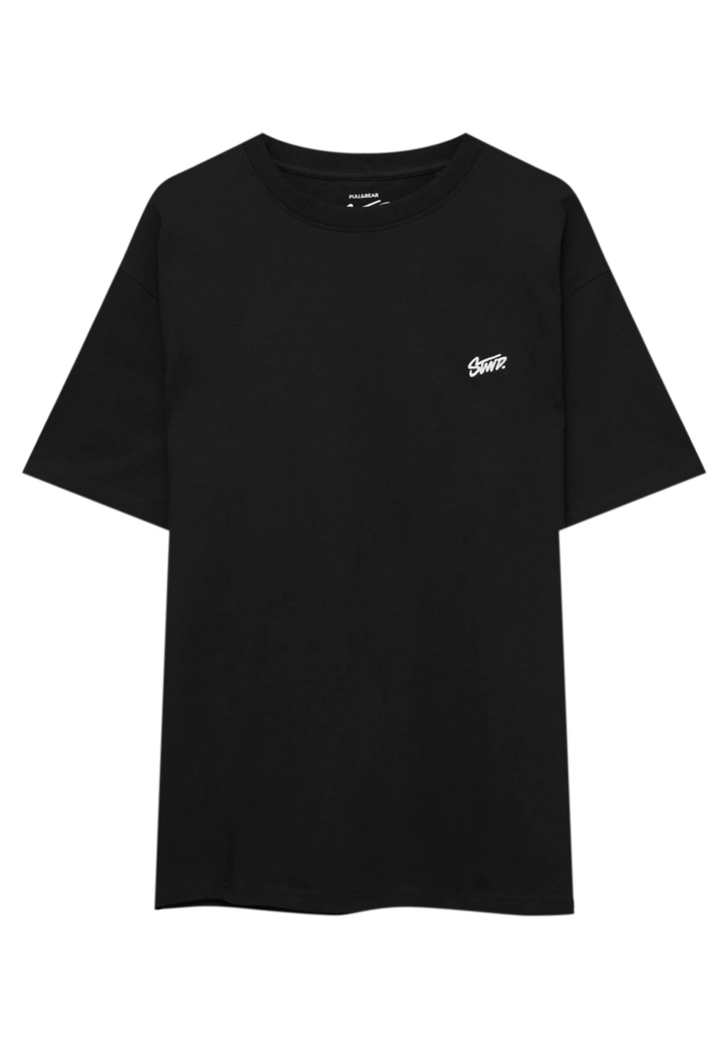 PULL & BEAR With Stwd LogoT-Shirt BasicBlack Uomo T-shirt E Polo PUC22O1NS-Q11 6 PULL & BEAR With Stwd LogoT-Shirt BasicBlack Uomo T-shirt E Polo PUC22O1NS-Q11 - immagine 6