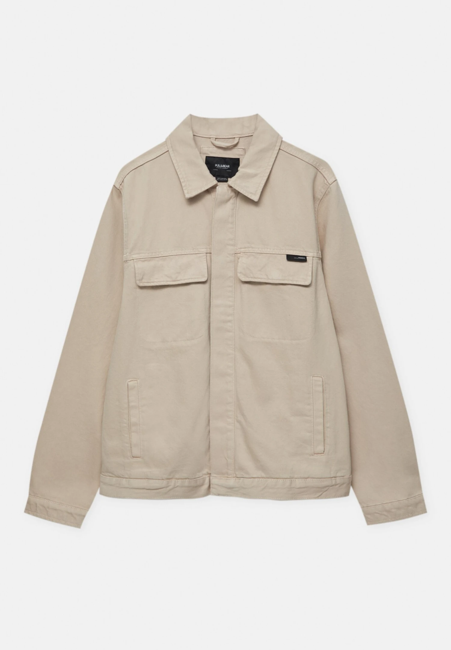 PULL & BEAR BasicTruckerGiacca LeggeraSand Uomo Giacche PUC22T0SQ-B11 6 PULL & BEAR BasicTruckerGiacca LeggeraSand Uomo Giacche PUC22T0SQ-B11 - immagine 6