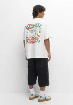 PULL & BEAR Ninja TurtlesShort SleeveT-Shirt Con StampaWhite Uomo T-shirt E Polo PUC22O1PZ-A11