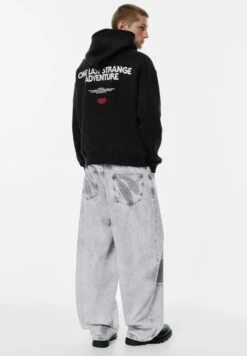 PULL & BEAR STRANGER THINGS - Felpa Con Cappuccio - Dark Grey -Pull & Bear 187f7e21bdcb47f6a48c395815841879