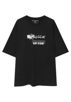 PULL & BEAR Tokyo Revengers Slogan PrintT-Shirt Con StampaBlack Uomo T-shirt E Polo PUC22O1MZ-Q11 -Pull & Bear 195b593b2209438ab603daa9df600581