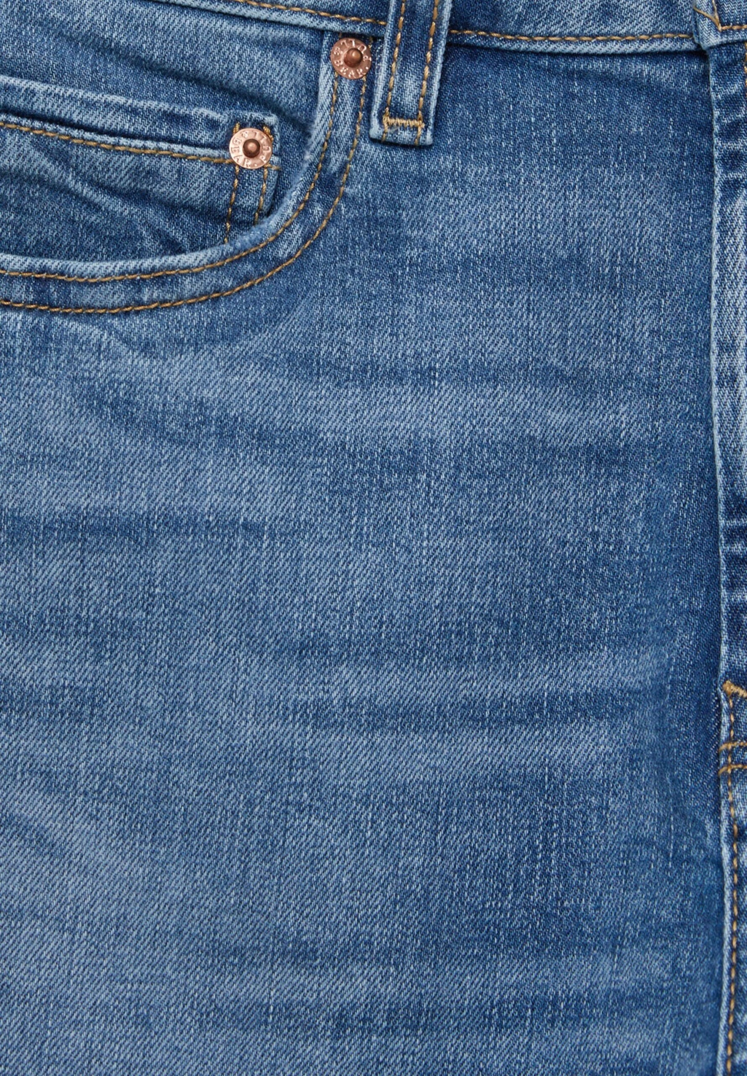 PULL & BEAR Basic With Ripped Detail - Jeans Slim Fit - Blue Denim 7 PULL & BEAR Basic With Ripped Detail - Jeans Slim Fit - Blue Denim - immagine 7