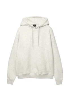 PULL & BEAR Felpa Con Cappuccio - Light Grey -Pull & Bear 1afc12369c8a41f5bb59711e3dec09e7 1