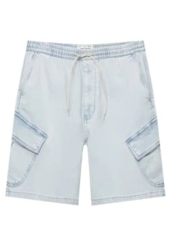 PULL & BEAR Bund - Shorts Di Jeans - Stone Blue Denim -Pull & Bear 1b9f83ee6a84463b889163655d22dc19