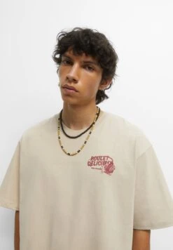 PULL & BEAR Short Sleeve T-Shirt Con StampaSand Uomo T-shirt E Polo PUC22O1PX-B11 -Pull & Bear 1cdc8109331541ca95a8f1428c42567c