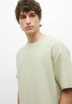 PULL & BEAR Ottoman T-Shirt BasicGreen Uomo T-shirt E Polo PUC22O1LL-M11 -Pull & Bear 1edbfb38b45247129cb3ff27df1579e0