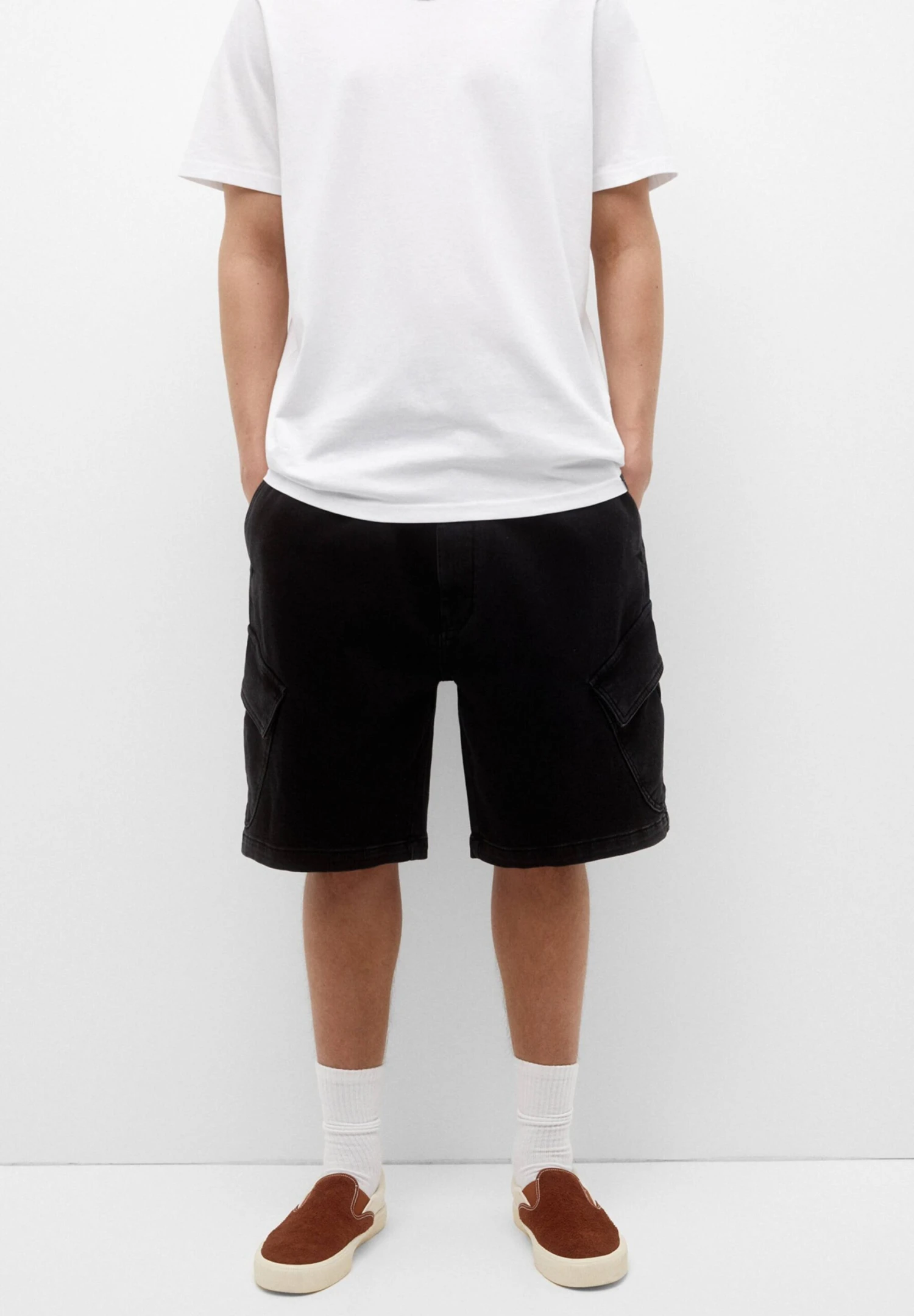 PULL & BEAR Bund - Shorts Di Jeans - Black 1 PULL & BEAR Bund - Shorts Di Jeans - Black